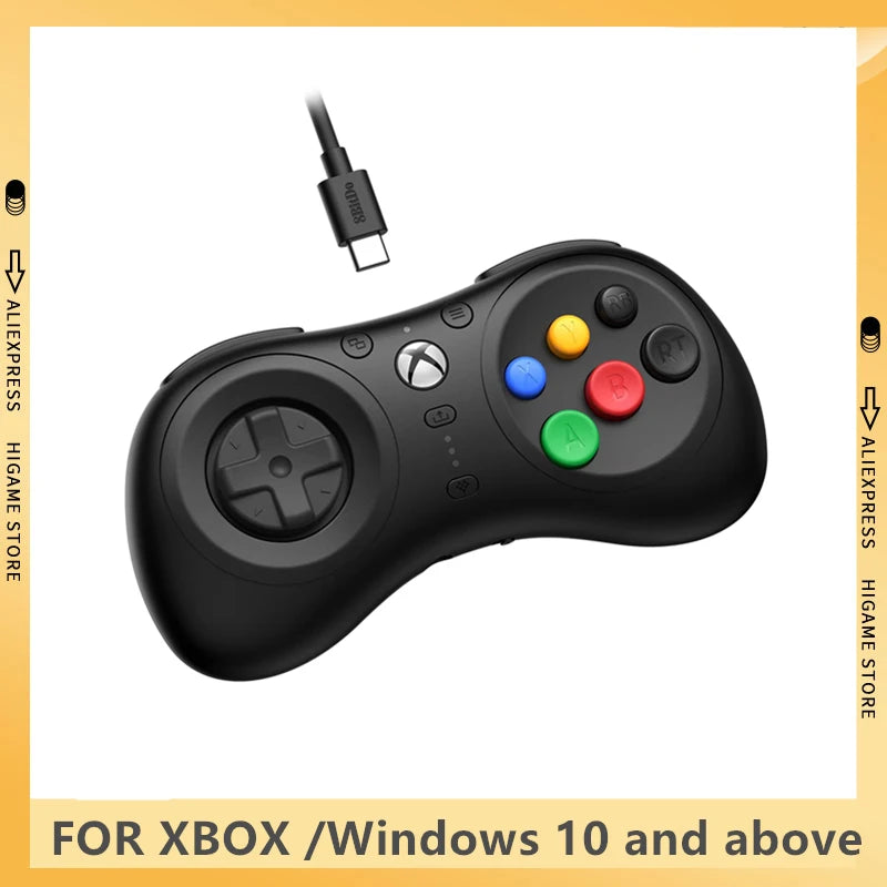 Gamepad for Xbox Series X, S, Xbox One 8BitDo Wired Controller for PC Windows 10USB Gamepad Xbox Officially Licensed 8BitDo M30