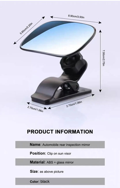 SEAMETAL Car Interior Baby Mirrors 120-Degree Wide Angle Rear View Mirror for Baby Children Safe Adjustable Car Observing Mirror