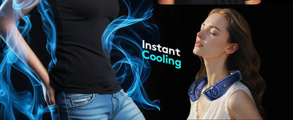2026 New Upgrade Neck Air Conditioner Portable, 360° Up-down Airflow Neck Fans, 2 In1 Neck Fan With Cooling Plate, 6000mAh