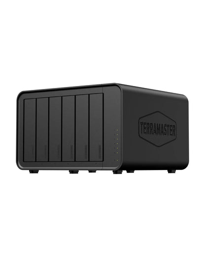 TERRAMASTER F6-424 NAS Storage 6bay - N95 Quad Core CPU, 8GB DDR5 RAM, 2.5GbE Port X2, Network Attached Storage (Diskless))