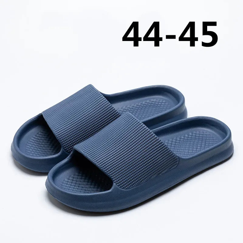 Youpin Thick Platform Women Bathroom Home Slippers Cloud Slippers Soft Sole EVA Indoor Slides Sandals Summer Non-slip Mi