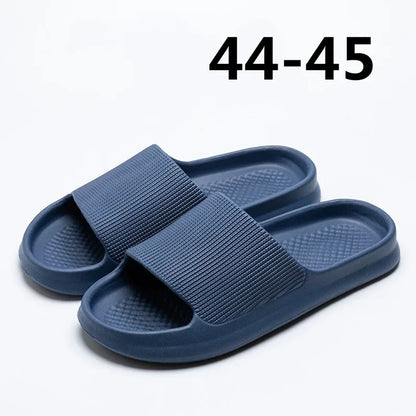 Youpin Thick Platform Women Bathroom Home Slippers Cloud Slippers Soft Sole EVA Indoor Slides Sandals Summer Non-slip Mi