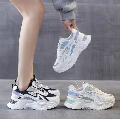 Spring/Autumn Women Running Shoes Breathable Casual Shoes Outdoor Light Weight Sports Shoes Casual Walking Sneakers