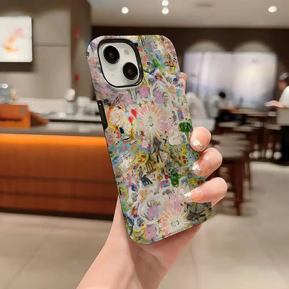 Bladee 333 Spiderr Phone Case For Iphone 16 Pro Max 15 13 14 12 11 14 Pro Max 15 Pro Max Two-in-one Cover