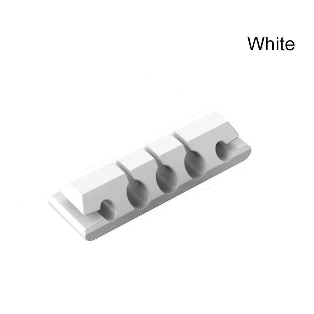 Silicone Cable Organizer USB Data Cable Winder Flexible Cable Management Cord Clips For Mouse Headphone Earphone Car Wire Holder