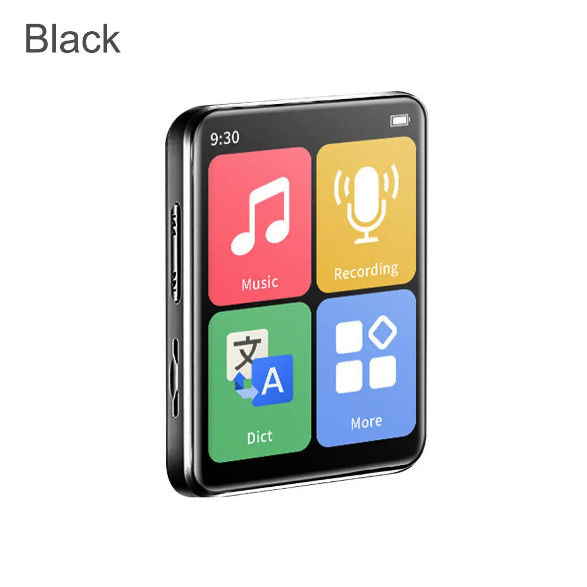 2024 New Portable MP4 MP3 Player Bluetooth 5.0 Clip Mini Walkman Student Full Touch Screen Sport Lossless HIFI Music FM Radio