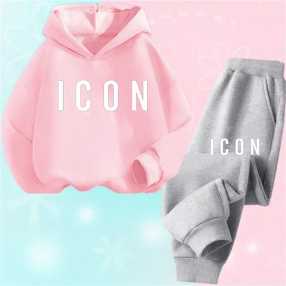 Spring Autumn New Fashion Kids Tracksuits 3-12 Years Boys and Girls Casual Sports Hoodie Tops+Pants 2PC Sets Children's Clothing