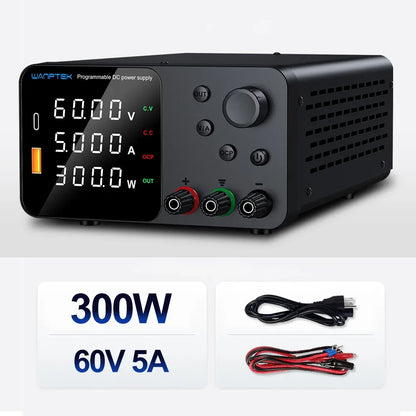 Wanptek DC Laboratory Power Supply 30V 10A 60V 5A 120V 3A Adjustable Voltage Current Applicable voltage 110V 220V Power Supply