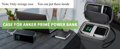 （CASE ONLY) Case Compatible with Anker Prime Power Bank 20,000mAh Portable Charger with 200W Output, Battery Pack Power Station