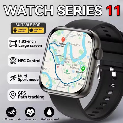 New 2026 Original For Apple Watch X 10 Smart Watch Men Body Temperature Bluetooth Call NFC GPS Sports Women SmartWatch for Apple