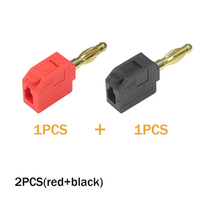 Mini Quick Wire connector 24A solder free banana plug gold-plated connector with direct insertion and pressing wire 0.5-2.5mm²