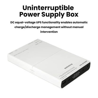 12 Sections UPS Battery Box Uninterrupted Power Supply Power Supply Storage Case 12x 18650 Battery shell for WiFi Router