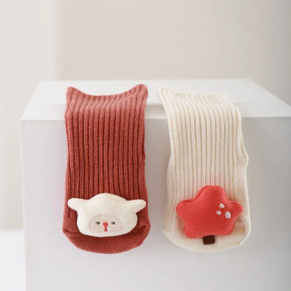 Infant Baby Socks For Boys Girls Autumn Winter Toddler Newborn Floor Anti Slip Sock With Cartoon Soft Cute Home Kids Boy Socks