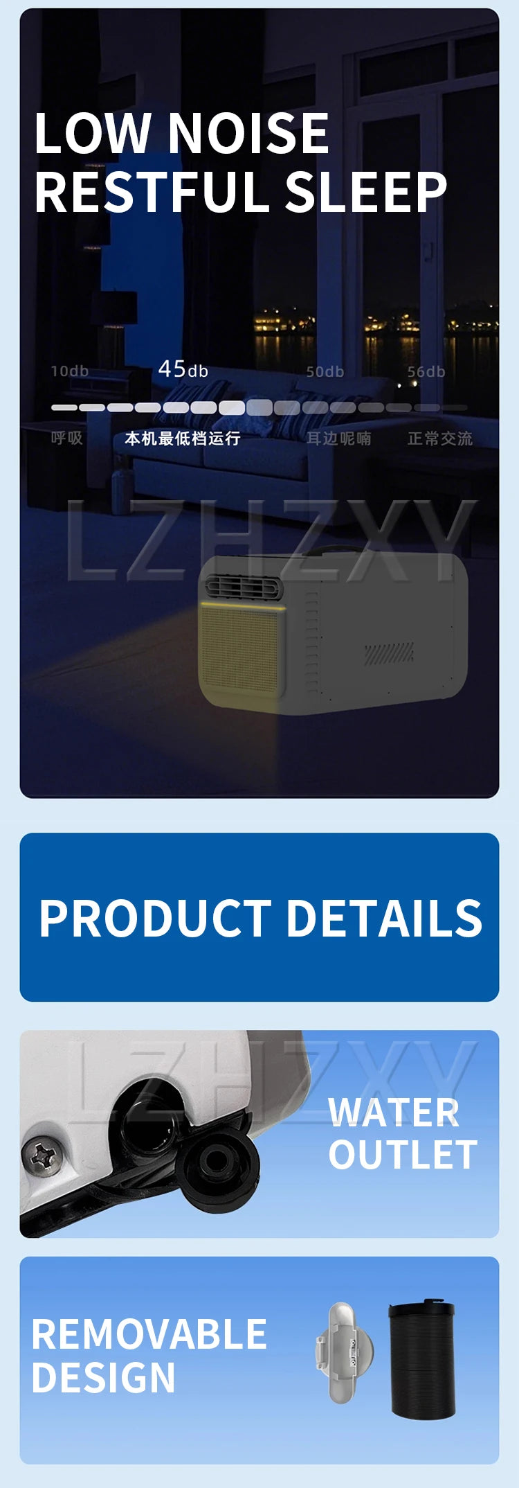 Portable Air Conditioner Mosquito net air conditioner compressor refrigeration outdoor tent camping single cooling integrated mo