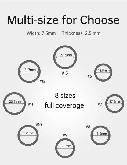2026 Health Monitoring Smart Ring, Continuous Heart Rate Blood Oxygen Sleep Tracker, Silent Vibration Notification Smart Ring
