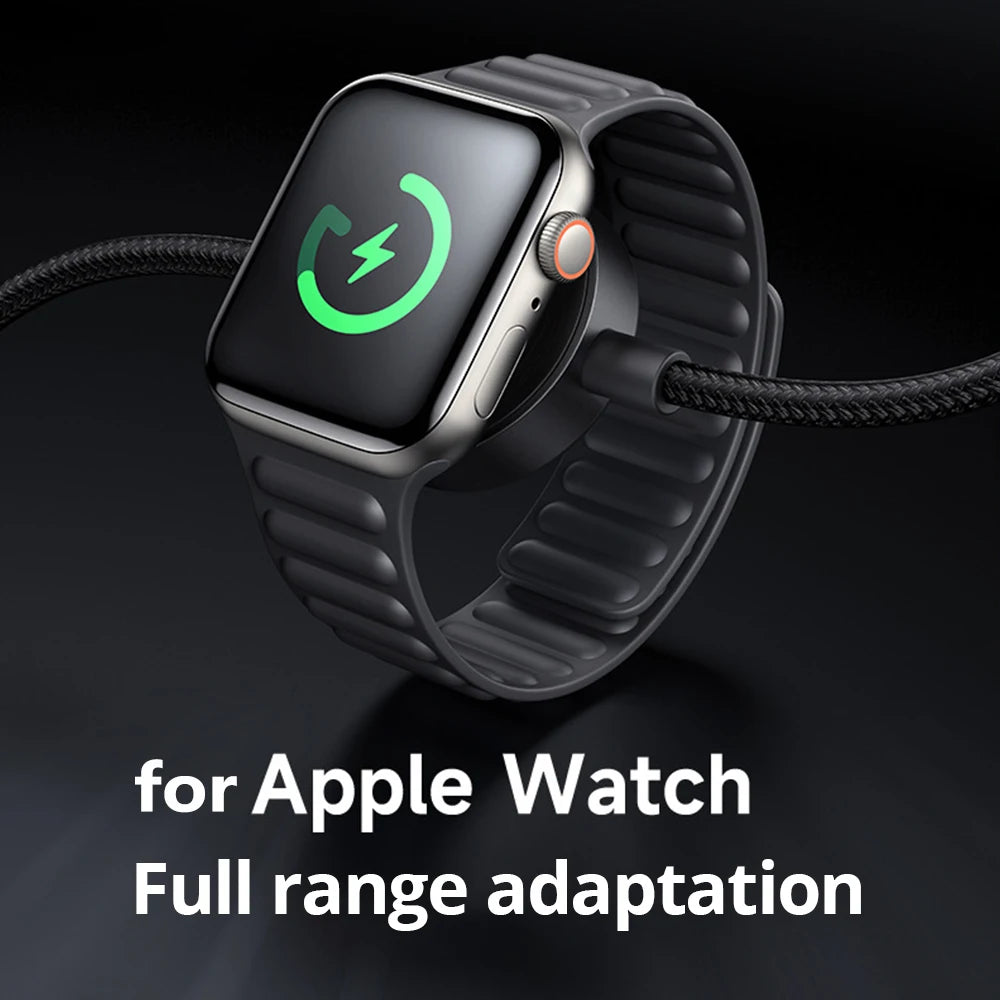 Bonola 2 in 1 Watch Wireless Charger for Apple Watch Ultra 10/9/8/7 60w Fast Charging Type C to C Cable for iPhone 17/16/15 Pro