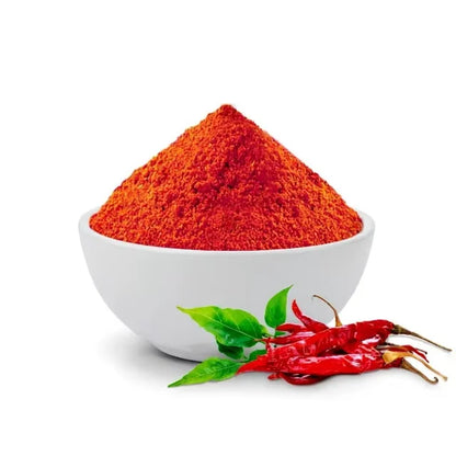 Premium Grade Paprika Powder Finely Ground Natural Deep Red Color Blended Spice Single Herbs Raw Saanvisha Telangana India