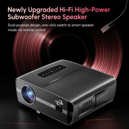 Official Google TV 4K Smart Projector Netflix Certified Native 1080P Dolby Audio WiFi6 Auto Focus HDR Home Theater HDMI BT5.4