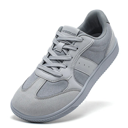 HOBIBEAR Unisex Barefoot Sneakers Wide Toe Minimalist Zero Drop Non Slip Shoes Lace Up Mesh Casual Sneaker