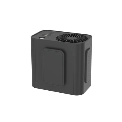 Vissko Outdoor Waist Mounted Fan Polymer Battery Anti Drop Shock Absorption USB Portable with Bladeless Hanging Neck Fan