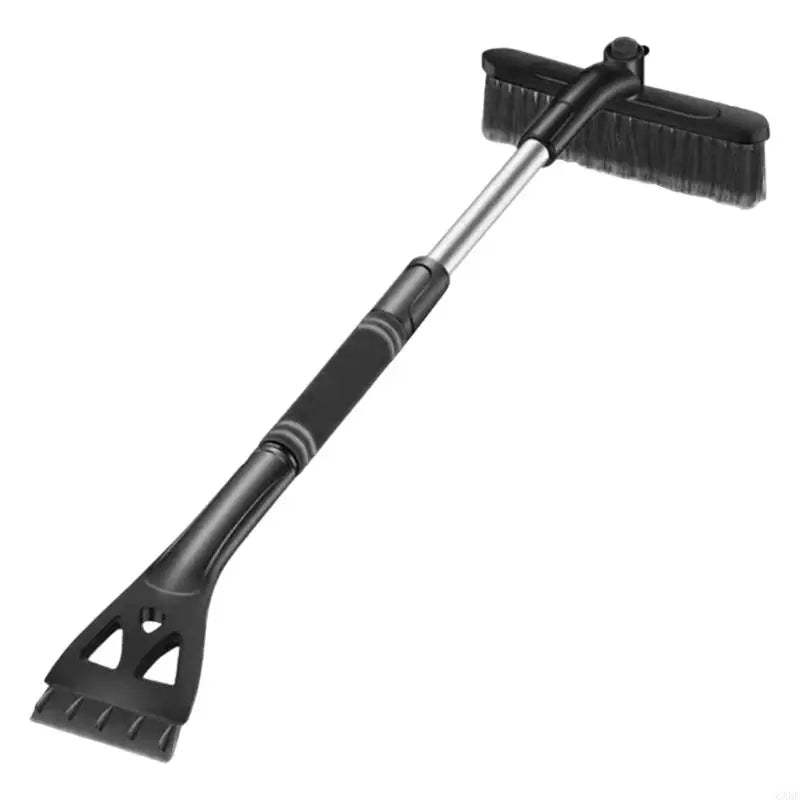 2025 New Three Function Auto Ice Scraper Removal Tool Detachable Design 34 Inch Extendable Rod Foam Cushion Grip For Windshield