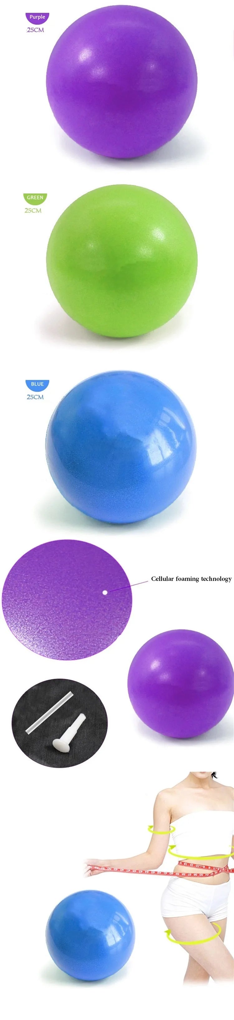 Mini Yoga Ball Physical Fitness ball for fitness Appliance Exercise balance Ball home trainer balance pods GYM YoGa Pilates 30cm