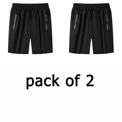 Men Casual Shorts Sweatpants 110-175kg Plus Size 1XL-7XL Pack of 1/2/3 Loose Elastic Waist Sport Pants Running Fitness Gym Pants