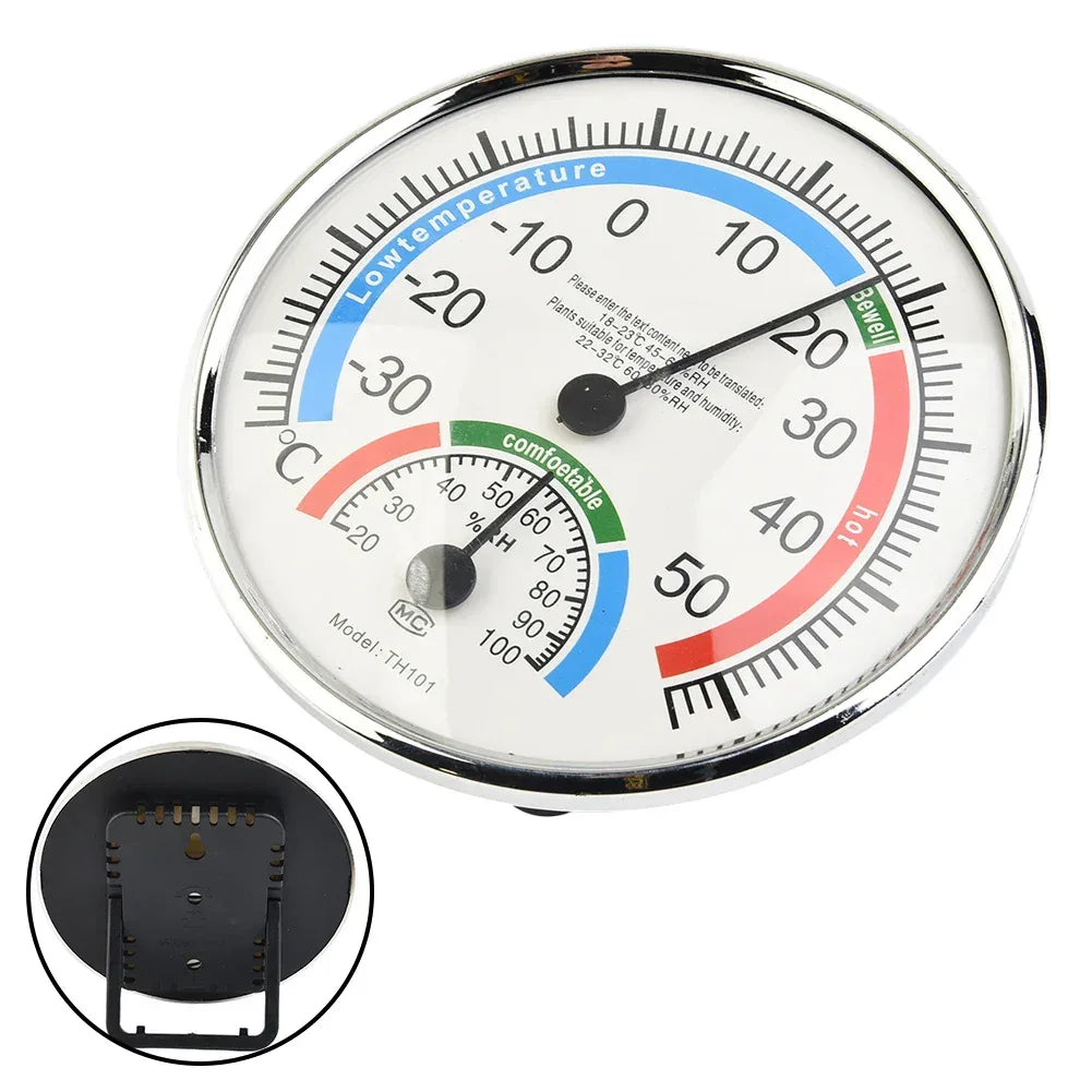 Thermometer Hygrometer Thermo Analog Humidity Temperature Meter Indoor Outdoor Climate Control Garden Thermometer