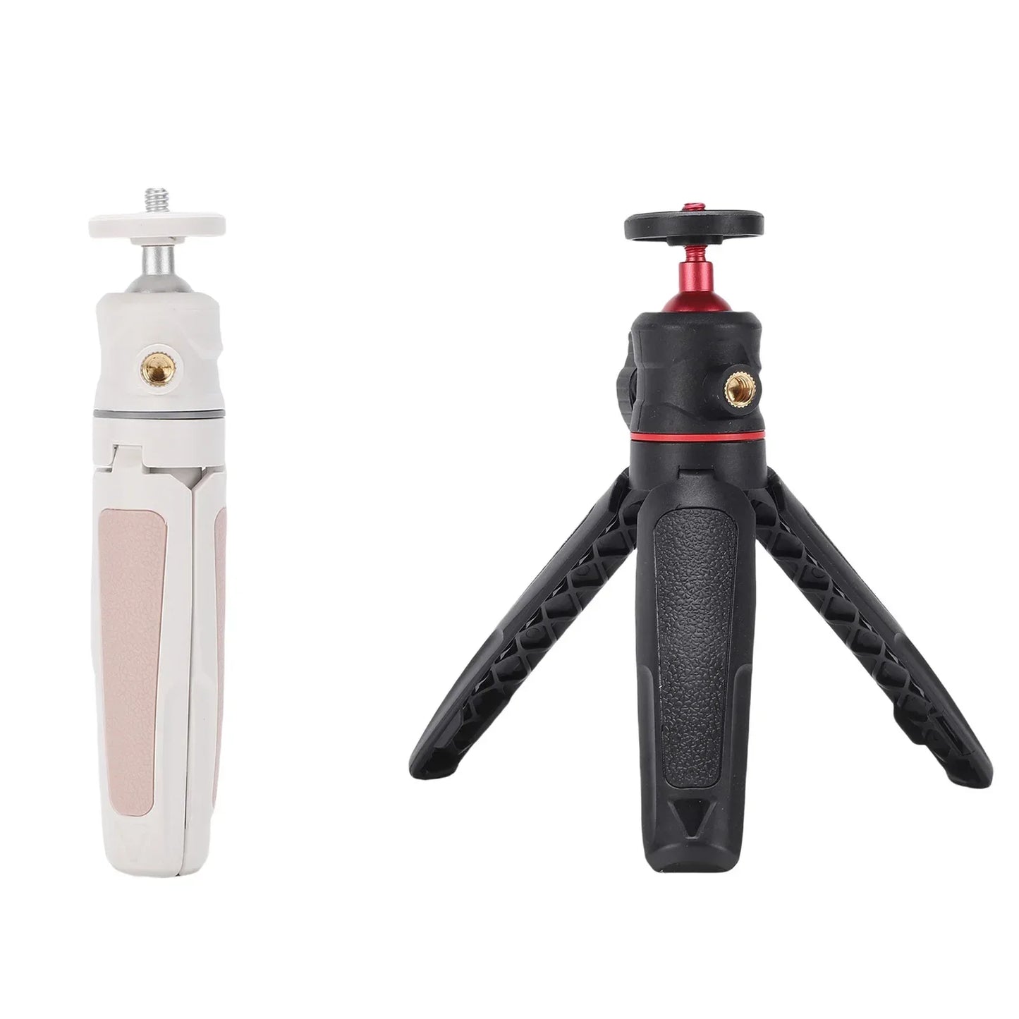 Desktop Camera Tripod with 360 Degree Rotating Ball Head Extendable Portable Selfie Stick Tripod for Smartphone Action Cameras