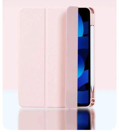 For 2024 iPad Pro11 Case M4 Pro 13" Air 6 4th 5th 12.9 Mini6 10.2 Pro 10.5 8th 9th 10th Magnetic Detachable Rotating Pencil Case
