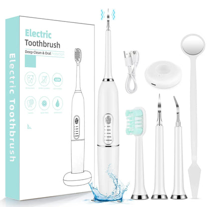 Electric Dental Calculus Remover Dental Cleaning Device Teeth Cleaner Tooth Whitening Irrigator Remove Tartar Scaler Teeth Care
