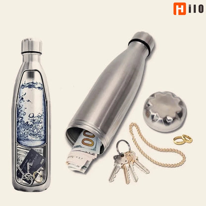 Hilo 750 ml diversion Water bottle Portable water bottle Money Bonus key chain box safe hiding place