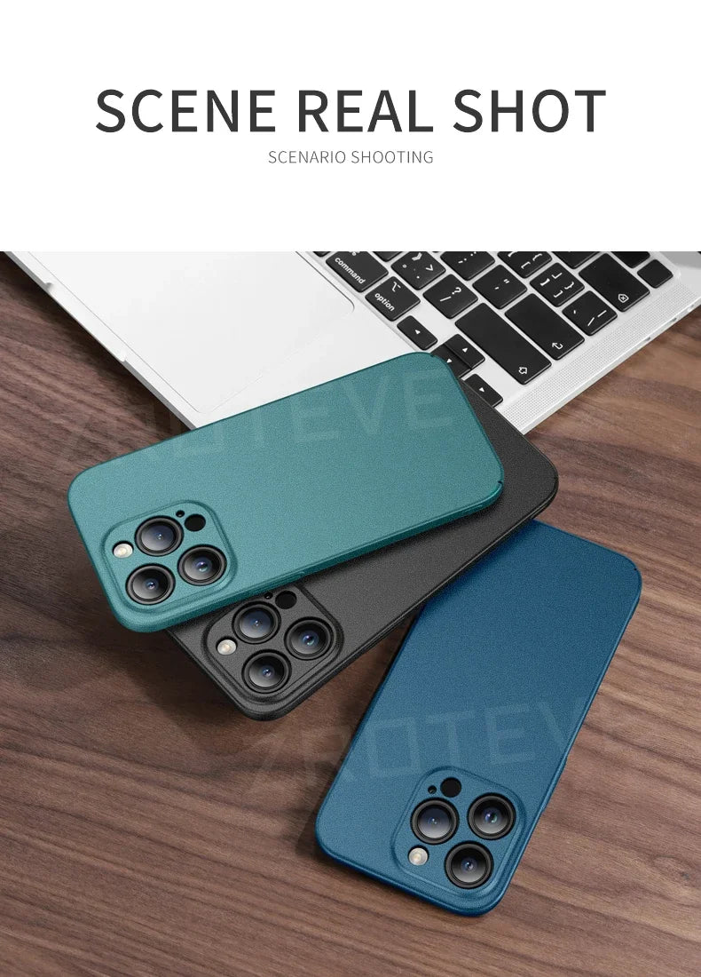 For iPhone 17 Air 17e 16 16e 15 14 13 12 Pro Max ZROTEVE Slim Matte Hard PC Cover For iPhone17 iPhone16 Plus Phone Case