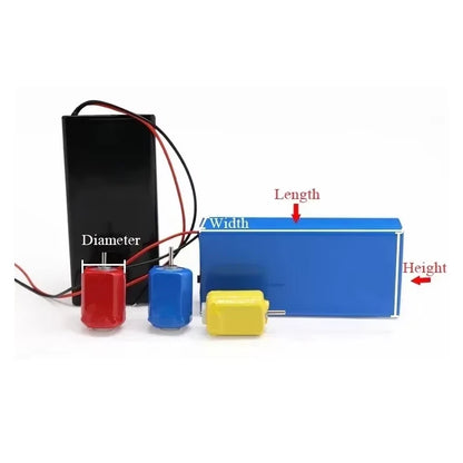 18650 Lipo Battery Wrap PVC Heat Shrink Tube Pack Width 17mm ~ 80mm Insulated Film lithium Case Cable Sleeve wire protector