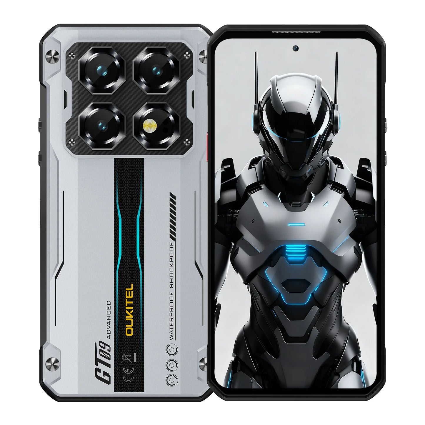 OUKITEL WP60 10000mAh Rugged Phone 7.2” HD+ Display 48GB(16+32) +512GB MTK 7025 Smartphone Android 15, 108MP Camera, NFC, 120Hz