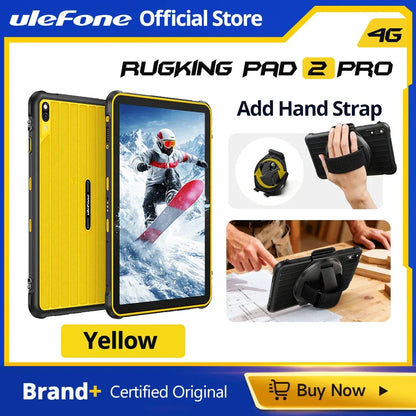 [Built-in eSIM] Ulefone RugKing Pad 2 Pro Rugged Tablet 10200mAh 10.1"Up to 16GB RAM,256GB ROM Android 16 48MP 10.1"  4G Global