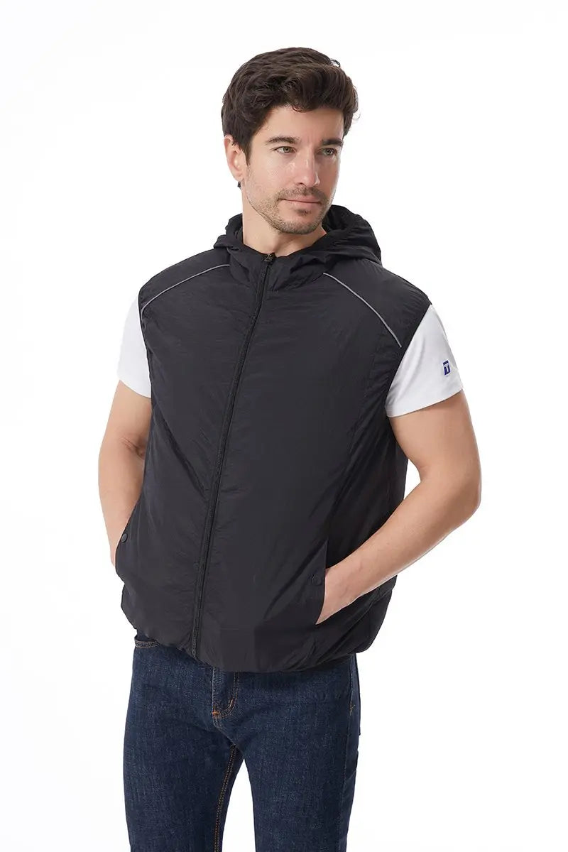 Summer Cooling Vest For Couples Breathable Fan Air Conditioner Jacket Sleeveless Heat Resistant Outdoor Workwear