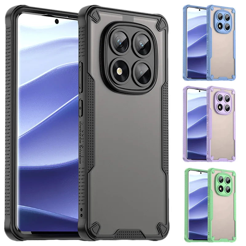 Hybrid Rugged Protective Cover For Xiaomi Redmi Note 15 Pro 5G Note 15 Pro+ Plus Case Shockproof Coque Fundas Capa