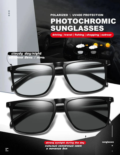 Fashion Blue-Light Shifting Sunglasses Micro-Rivet Design for Driving & Urban Escape Anti-Glare Daily Travel Essentials