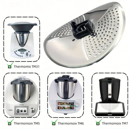 TM7 Protective Cover Peeler Cutter, Blade Cover Attachment for Thermomix TM6 TM5 TM7 Vegetables Stainless Steel, Kitchen Accesso