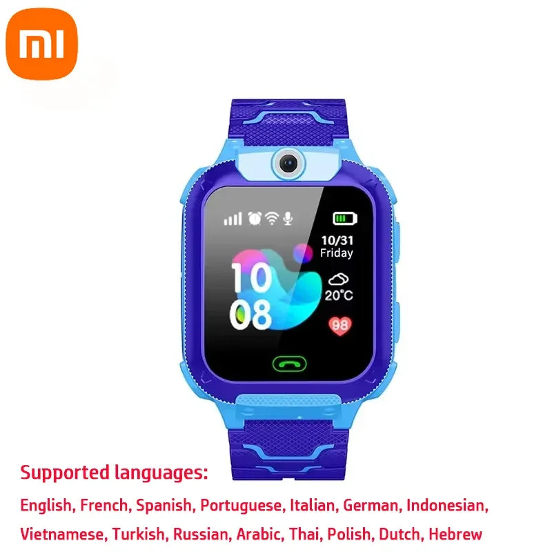 XIiaomi New5G Kids Smart Watch Sim Card Call SOS GPS Location Child Smart Watch Camera Waterproof Watch For Boys Girls Gifts