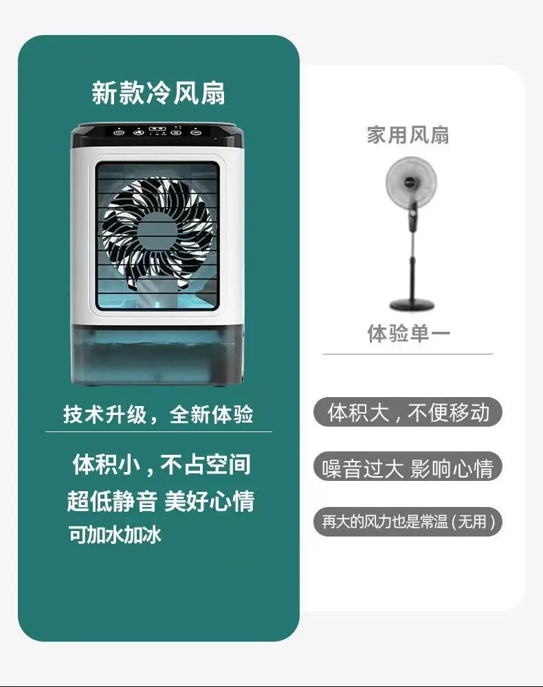 Super strong fan dormitory mini electric fan office small mobile air cooler