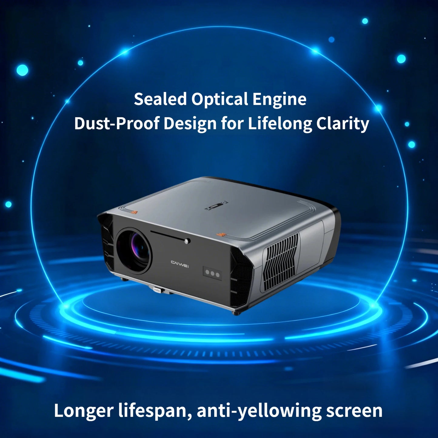 4200 ANSI 4K UHD Projector Smart Android 14 Google TV Video Beamer 2.4G+5G WiFi6 TOF Auto Focus Dual Speaker Home Theater 2026