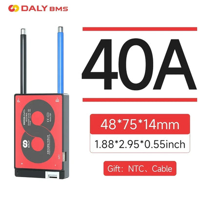 DALY BMS 3S 4S 6S 7S 10S 12S 13S 14S 15S 16S Li-ion And LiFePO4 32650 21700 18650 BMS 15A To 100A With Balance Function And NTC