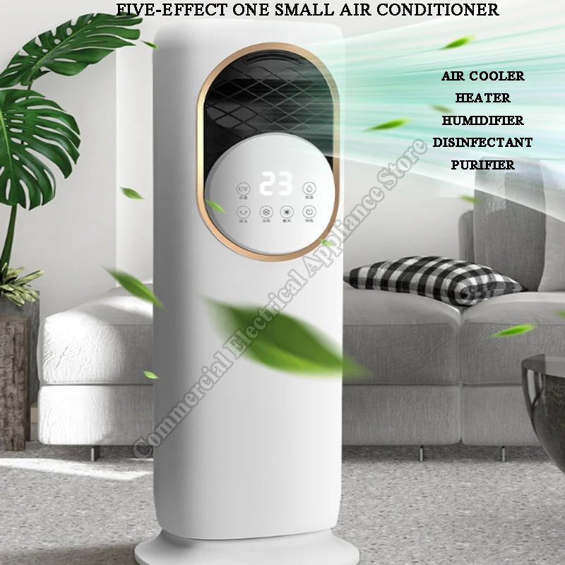 Cold And Warm Dual-Use Air Fan Refrigeration And Heating Integration Portable Mini Air Conditioner