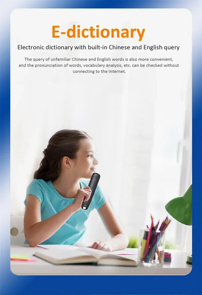 X10 Point Reading Translation Pen 3.76 Inches 142 Language Electronic Voice Scanning Pen Mutual Translation Dictionary Pen