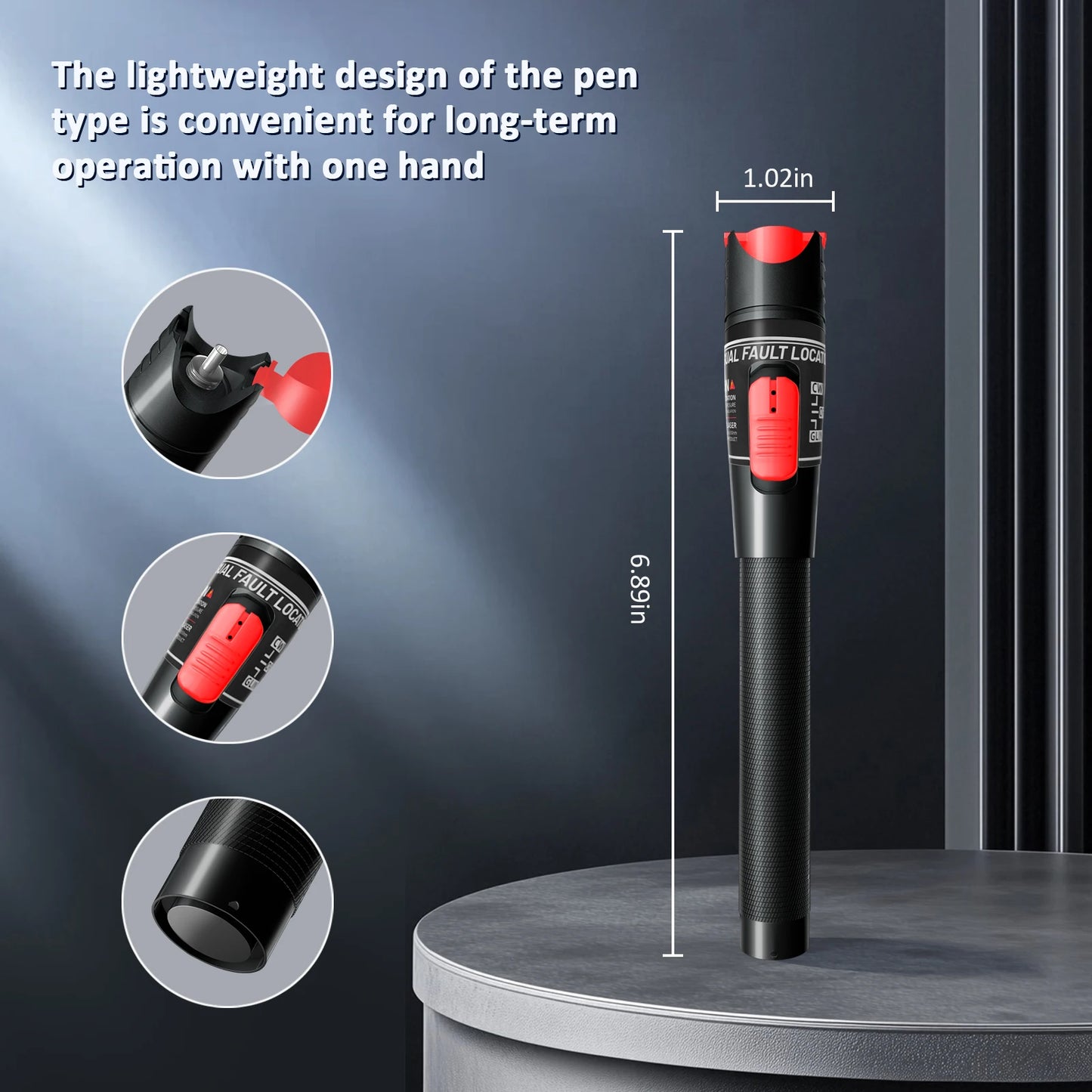 Fiber Optic Cable Tester Pen 30/50/80/100mw Visual Fault Locator SC/FC/ST 2.5mm Interface VFL 30/50/80/100Km Range