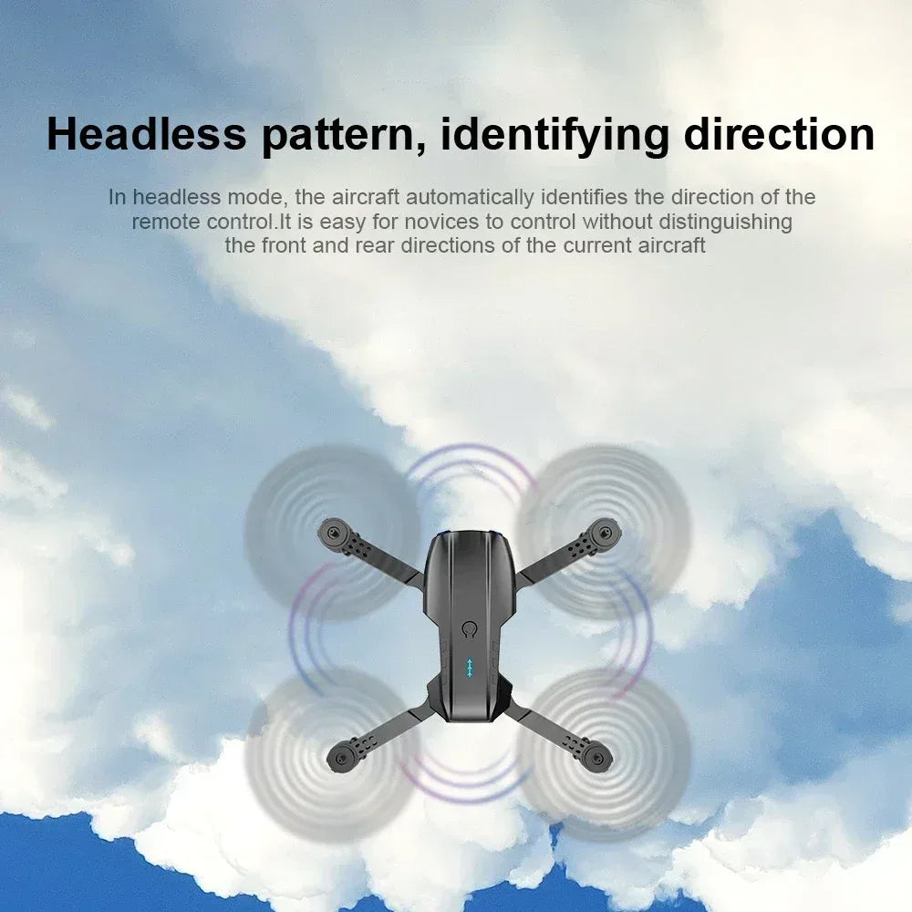 New E99Pro RC Drone 4K Professinal With 1080P Wide Angle HD Camera Foldable Helicopter WIFI FPV Height Hold Gift Toy ﻿