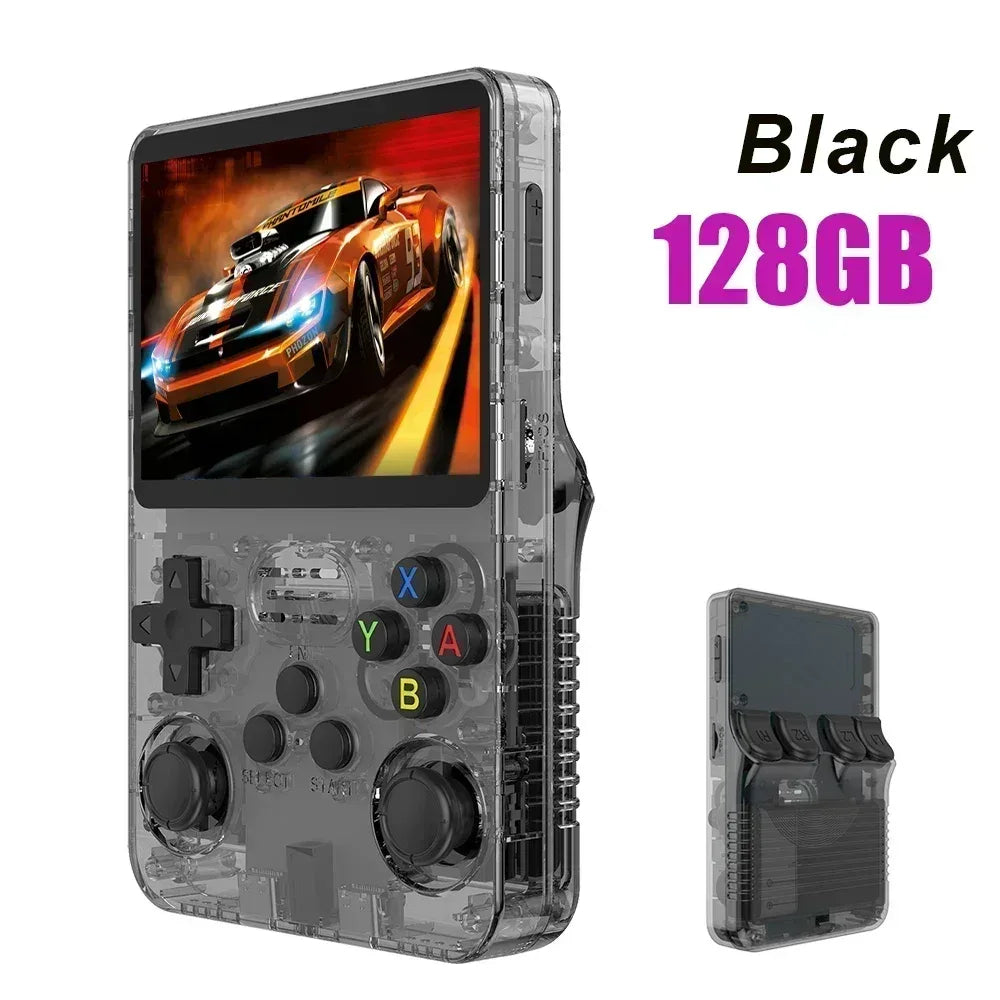 128GB/64GB R36S Retro Handheld Video Game Console Linux System 3.5 Inch IPS Screen Portable Pocket Video Player Games Boy Gift