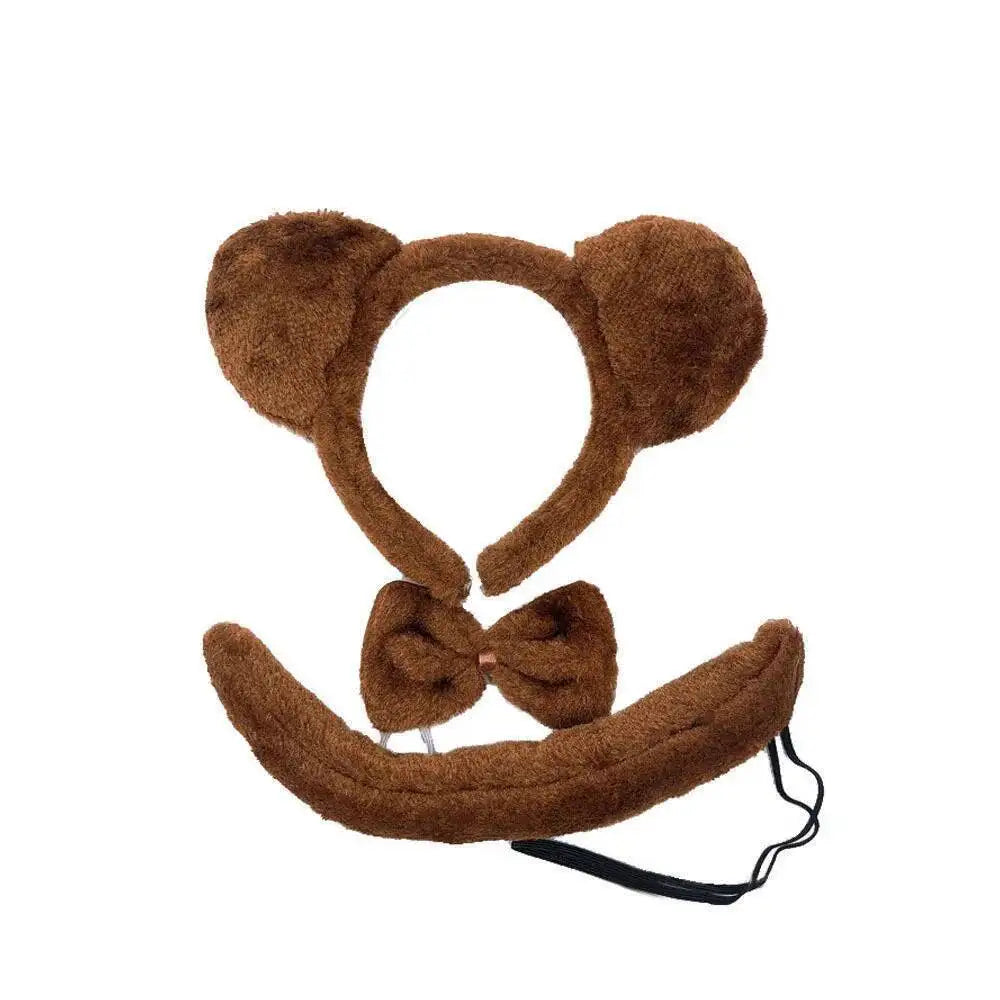 Brown Bear Tutu Skirt Outfit for Baby Girls Christmas Halloween Costumes Children Animal Skirts Girl Birthday Dance Tutus 0-14Y